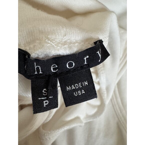 2/$30 Theory Small Petite White Sleeveless Turtleneck Top - Picture 4 of 10